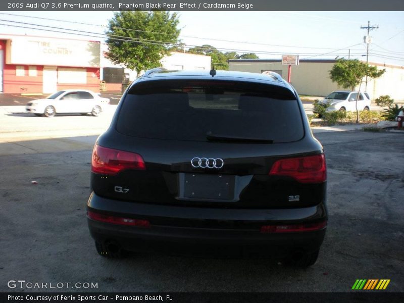 Phantom Black Pearl Effect / Cardamom Beige 2009 Audi Q7 3.6 Premium quattro