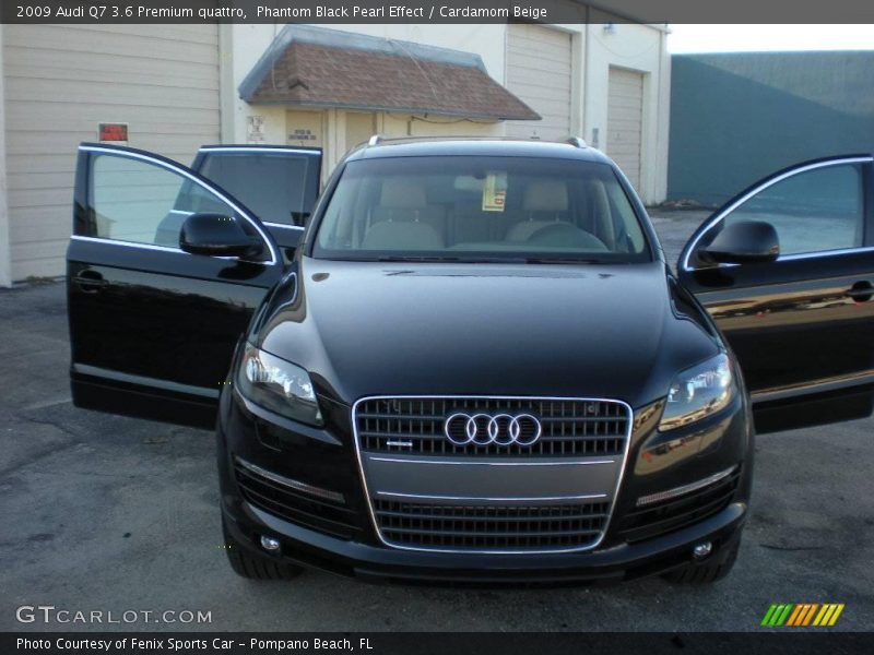 Phantom Black Pearl Effect / Cardamom Beige 2009 Audi Q7 3.6 Premium quattro