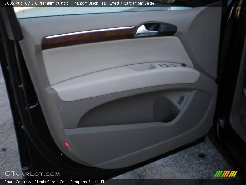 Phantom Black Pearl Effect / Cardamom Beige 2009 Audi Q7 3.6 Premium quattro