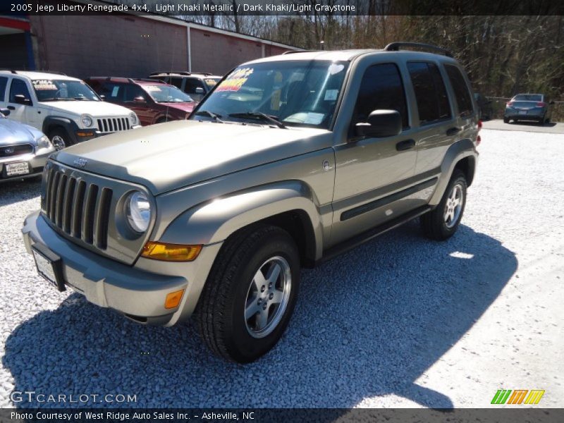 Light Khaki Metallic / Dark Khaki/Light Graystone 2005 Jeep Liberty Renegade 4x4