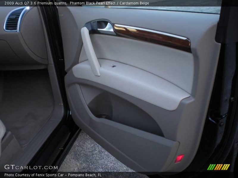 Phantom Black Pearl Effect / Cardamom Beige 2009 Audi Q7 3.6 Premium quattro