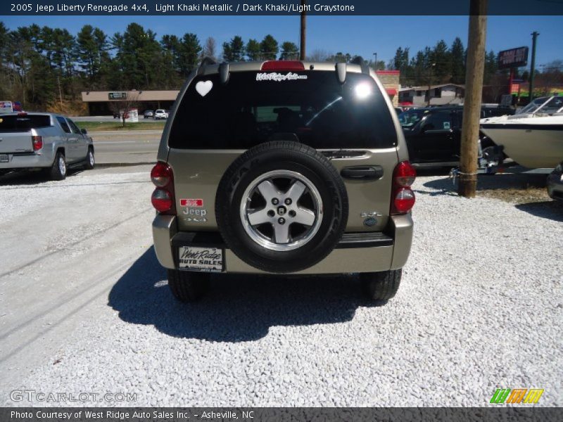 Light Khaki Metallic / Dark Khaki/Light Graystone 2005 Jeep Liberty Renegade 4x4