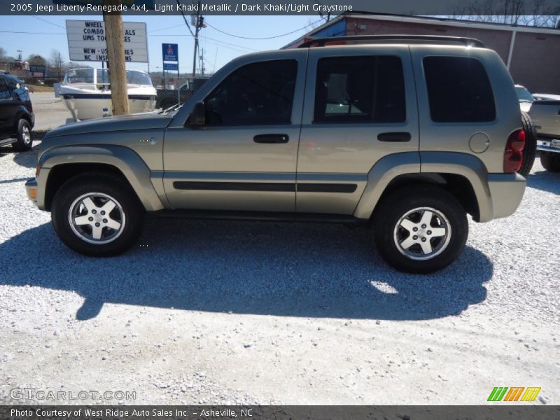 Light Khaki Metallic / Dark Khaki/Light Graystone 2005 Jeep Liberty Renegade 4x4