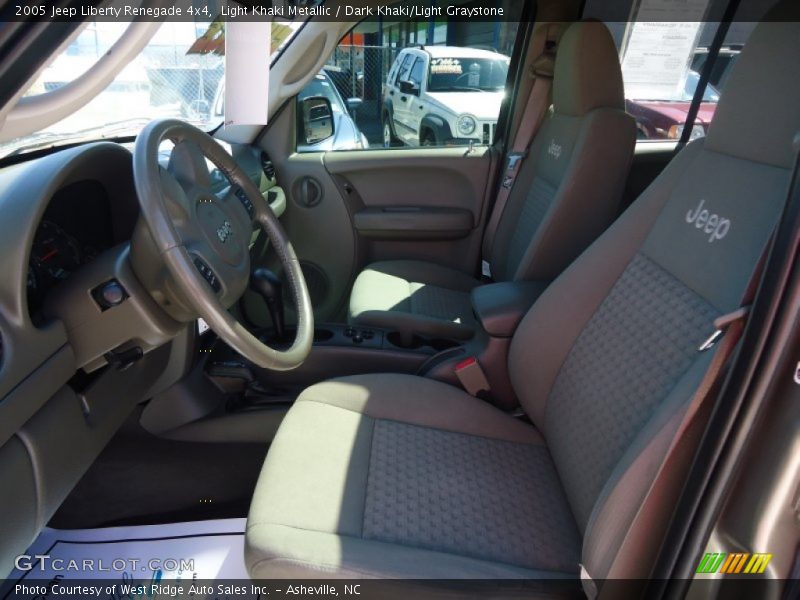 Light Khaki Metallic / Dark Khaki/Light Graystone 2005 Jeep Liberty Renegade 4x4