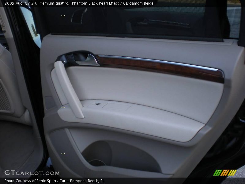Phantom Black Pearl Effect / Cardamom Beige 2009 Audi Q7 3.6 Premium quattro