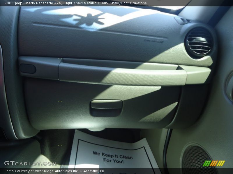 Light Khaki Metallic / Dark Khaki/Light Graystone 2005 Jeep Liberty Renegade 4x4