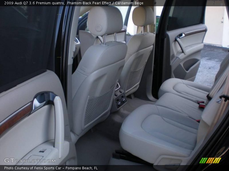 Phantom Black Pearl Effect / Cardamom Beige 2009 Audi Q7 3.6 Premium quattro