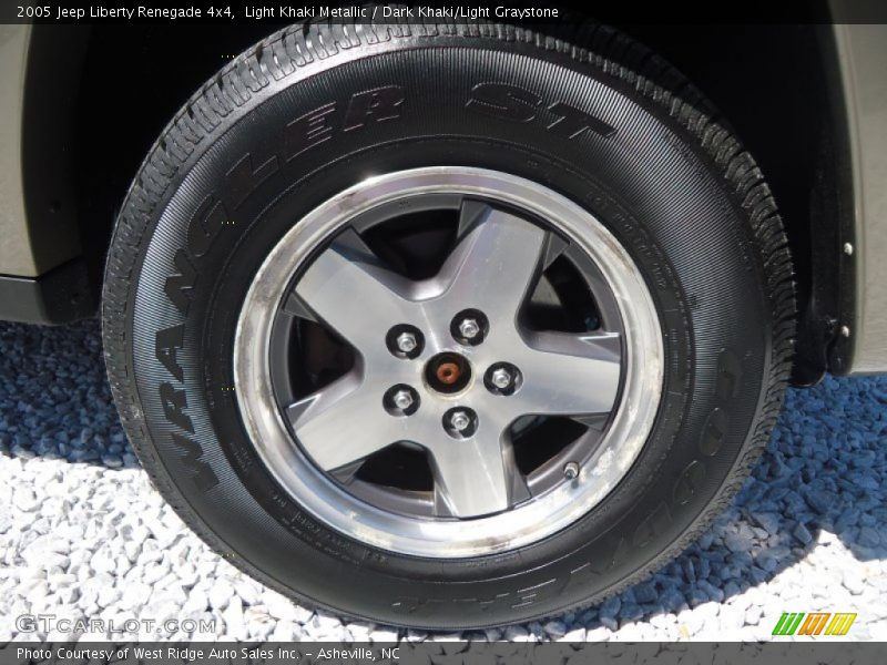 Light Khaki Metallic / Dark Khaki/Light Graystone 2005 Jeep Liberty Renegade 4x4