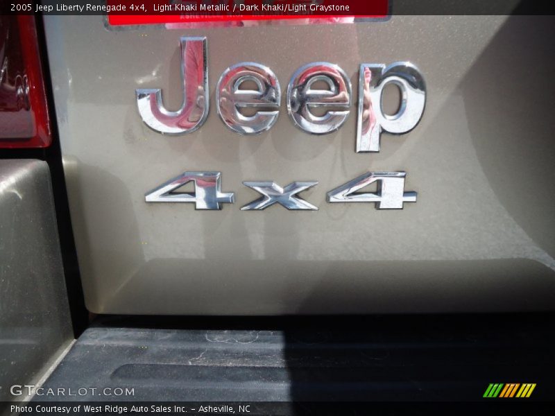 Light Khaki Metallic / Dark Khaki/Light Graystone 2005 Jeep Liberty Renegade 4x4
