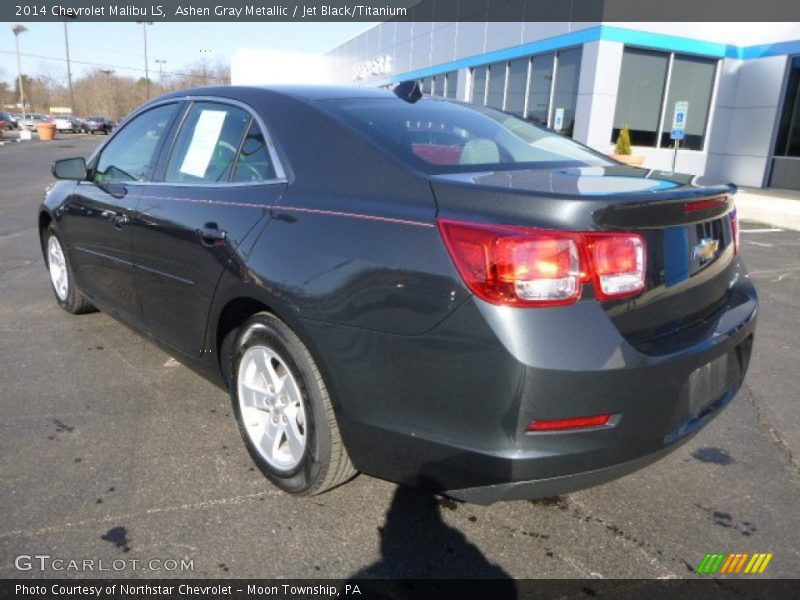 Ashen Gray Metallic / Jet Black/Titanium 2014 Chevrolet Malibu LS