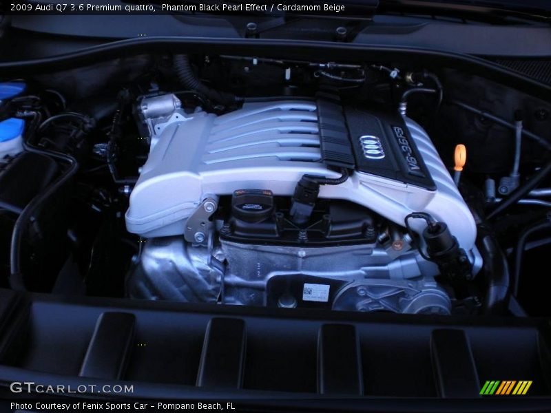 Phantom Black Pearl Effect / Cardamom Beige 2009 Audi Q7 3.6 Premium quattro