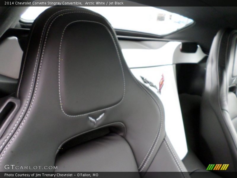 Arctic White / Jet Black 2014 Chevrolet Corvette Stingray Convertible