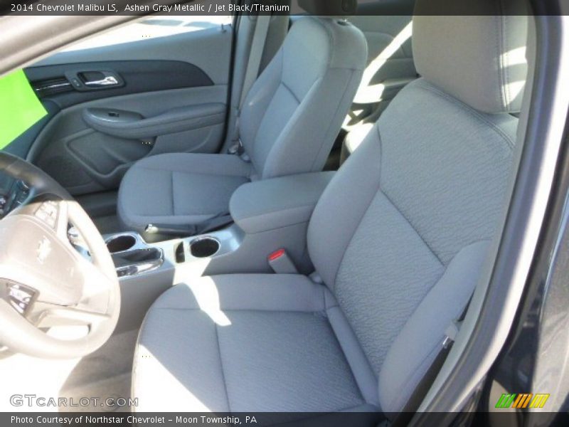 Ashen Gray Metallic / Jet Black/Titanium 2014 Chevrolet Malibu LS