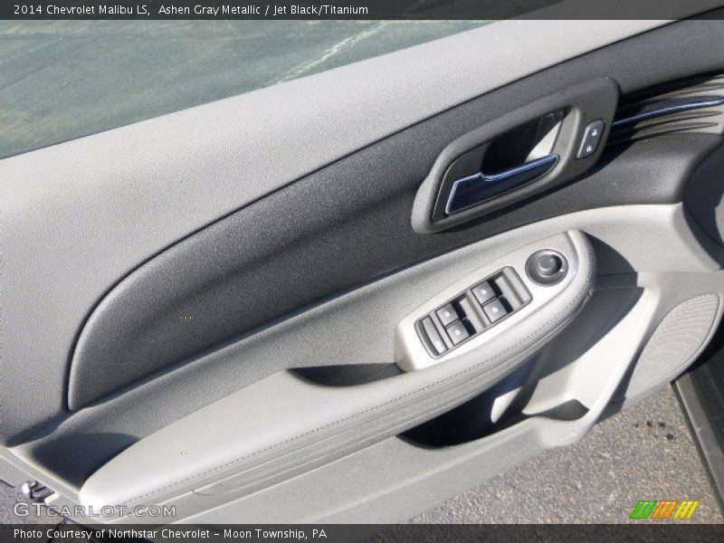 Ashen Gray Metallic / Jet Black/Titanium 2014 Chevrolet Malibu LS