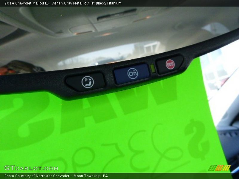 Ashen Gray Metallic / Jet Black/Titanium 2014 Chevrolet Malibu LS