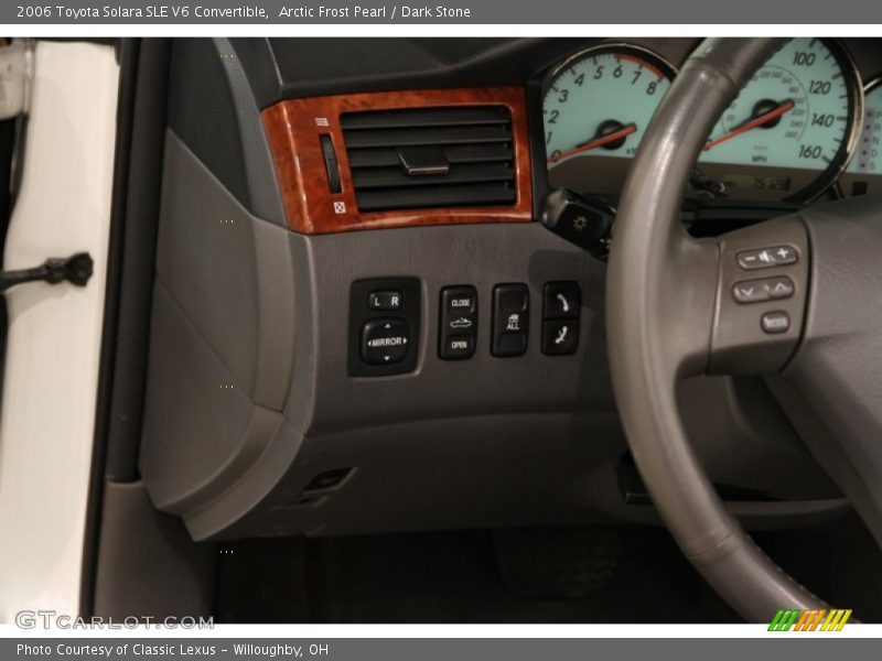 Arctic Frost Pearl / Dark Stone 2006 Toyota Solara SLE V6 Convertible