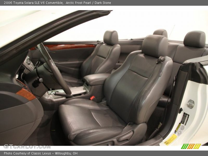 Arctic Frost Pearl / Dark Stone 2006 Toyota Solara SLE V6 Convertible