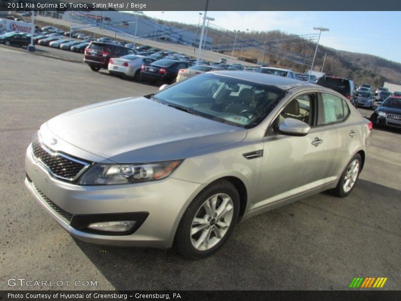 Satin Metal / Beige 2011 Kia Optima EX Turbo