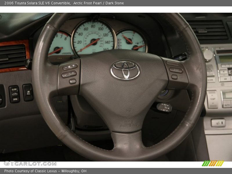 Arctic Frost Pearl / Dark Stone 2006 Toyota Solara SLE V6 Convertible