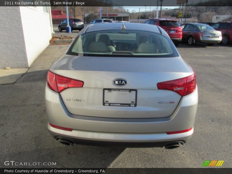 Satin Metal / Beige 2011 Kia Optima EX Turbo