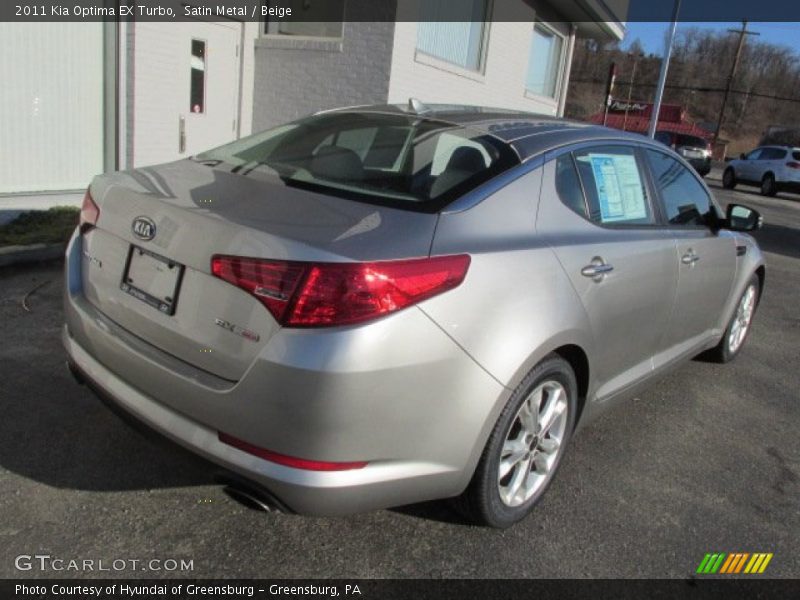 Satin Metal / Beige 2011 Kia Optima EX Turbo