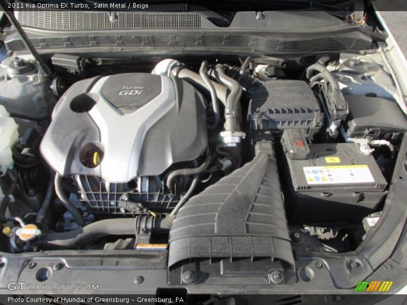  2011 Optima EX Turbo Engine - 2.0 Liter GDi Turbocharged DOHC 16-Valve VVT 4 Cylinder
