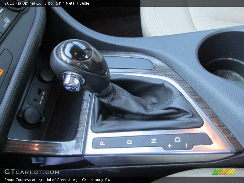  2011 Optima EX Turbo 6 Speed Sportmatic Automatic Shifter