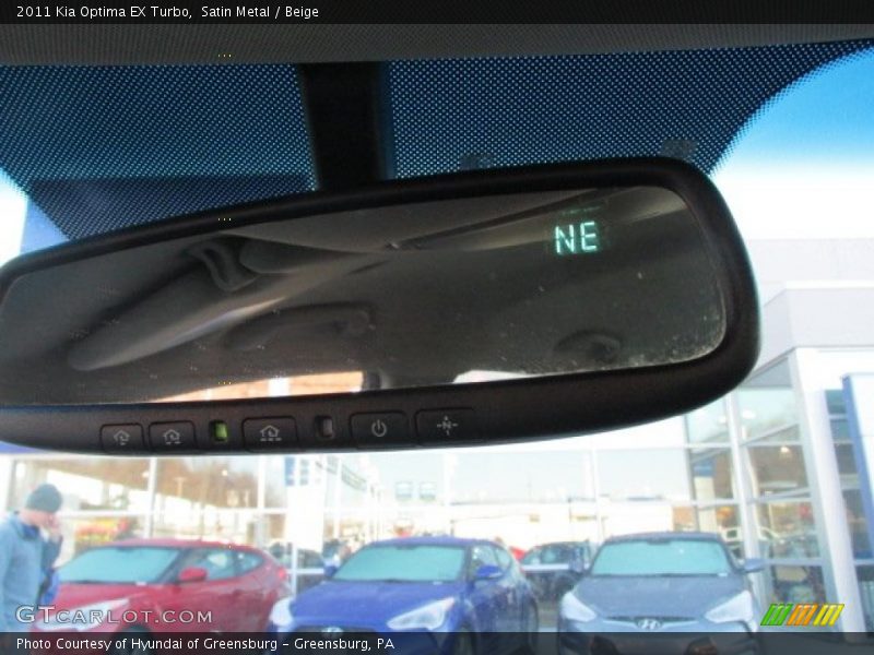 Satin Metal / Beige 2011 Kia Optima EX Turbo