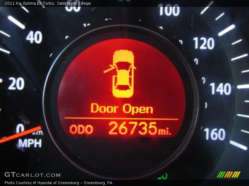 Satin Metal / Beige 2011 Kia Optima EX Turbo