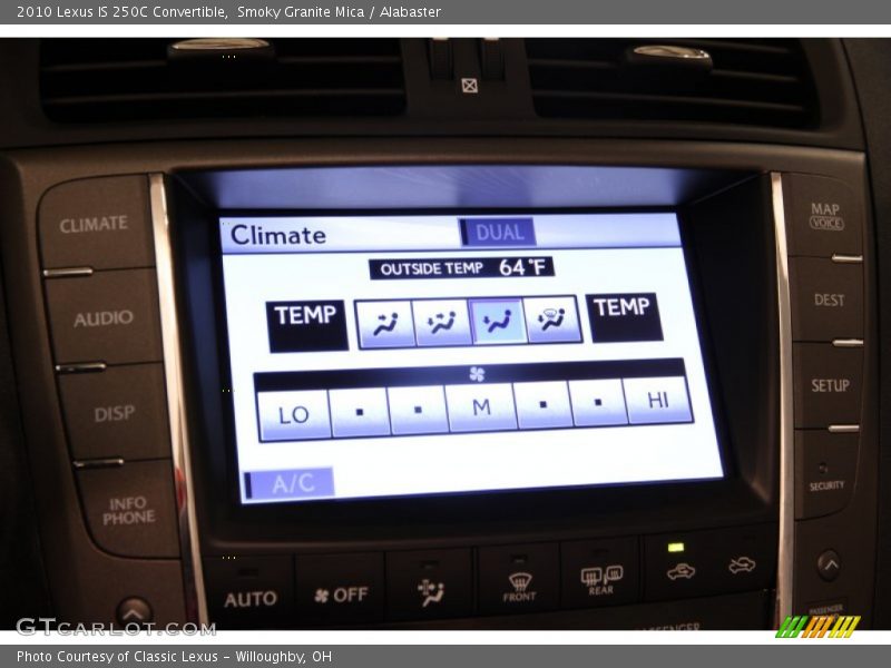 Smoky Granite Mica / Alabaster 2010 Lexus IS 250C Convertible