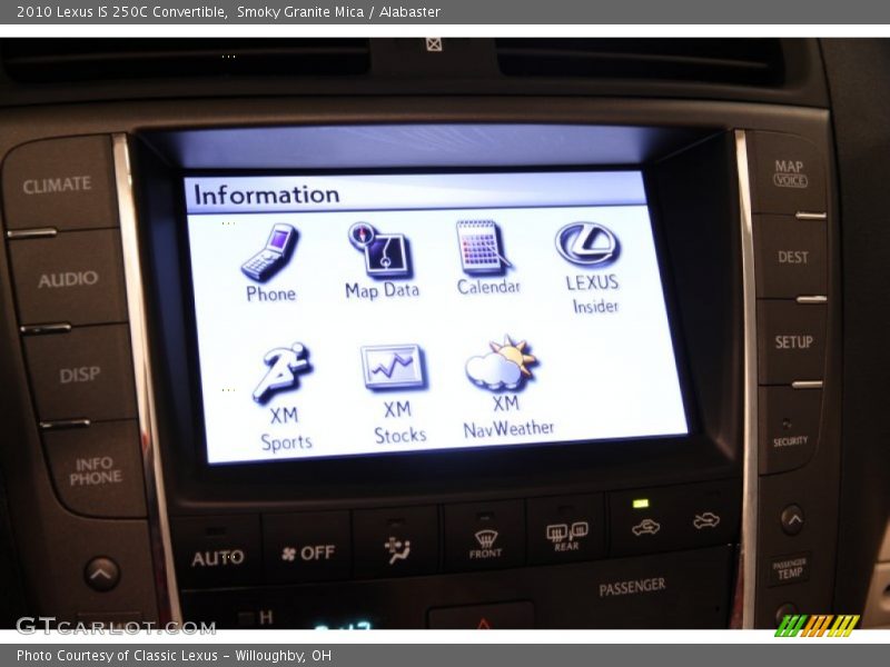 Smoky Granite Mica / Alabaster 2010 Lexus IS 250C Convertible