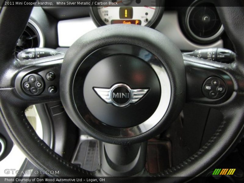 White Silver Metallic / Carbon Black 2011 Mini Cooper Hardtop