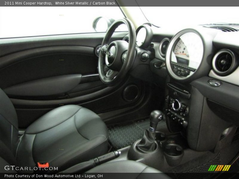 White Silver Metallic / Carbon Black 2011 Mini Cooper Hardtop