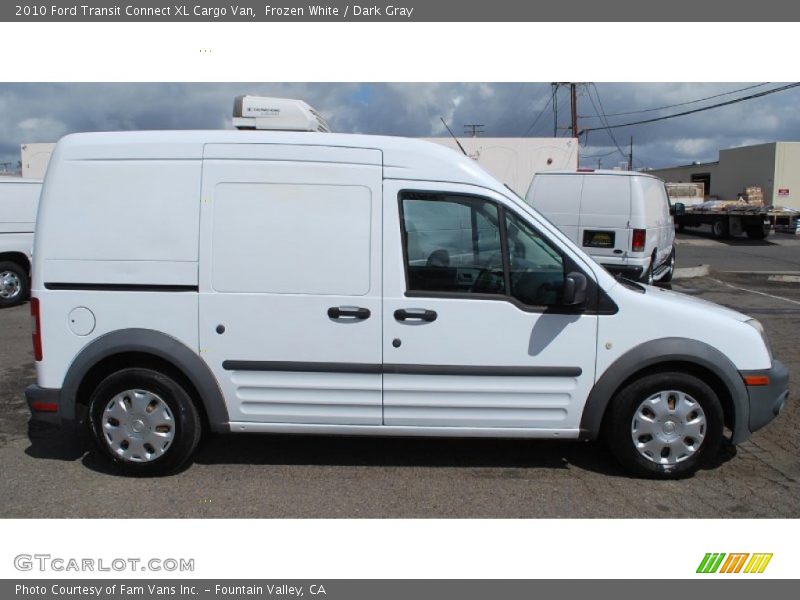 Frozen White / Dark Gray 2010 Ford Transit Connect XL Cargo Van