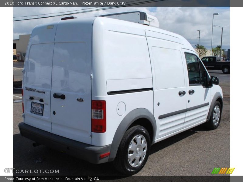 Frozen White / Dark Gray 2010 Ford Transit Connect XL Cargo Van