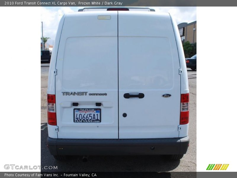 Frozen White / Dark Gray 2010 Ford Transit Connect XL Cargo Van