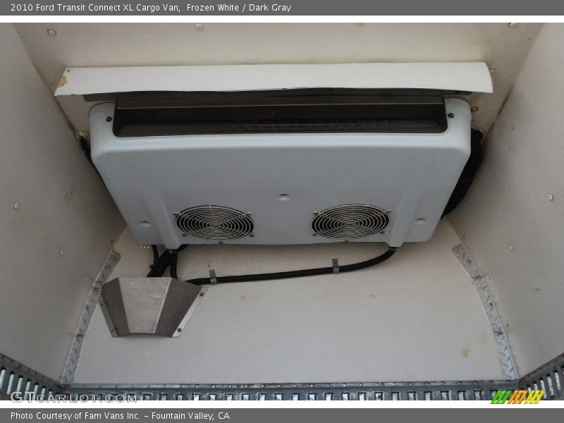 Frozen White / Dark Gray 2010 Ford Transit Connect XL Cargo Van