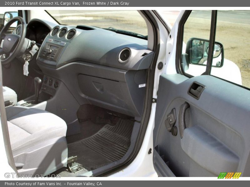 Frozen White / Dark Gray 2010 Ford Transit Connect XL Cargo Van