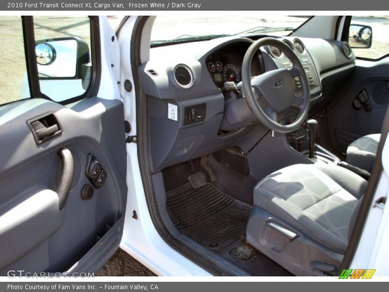 Frozen White / Dark Gray 2010 Ford Transit Connect XL Cargo Van