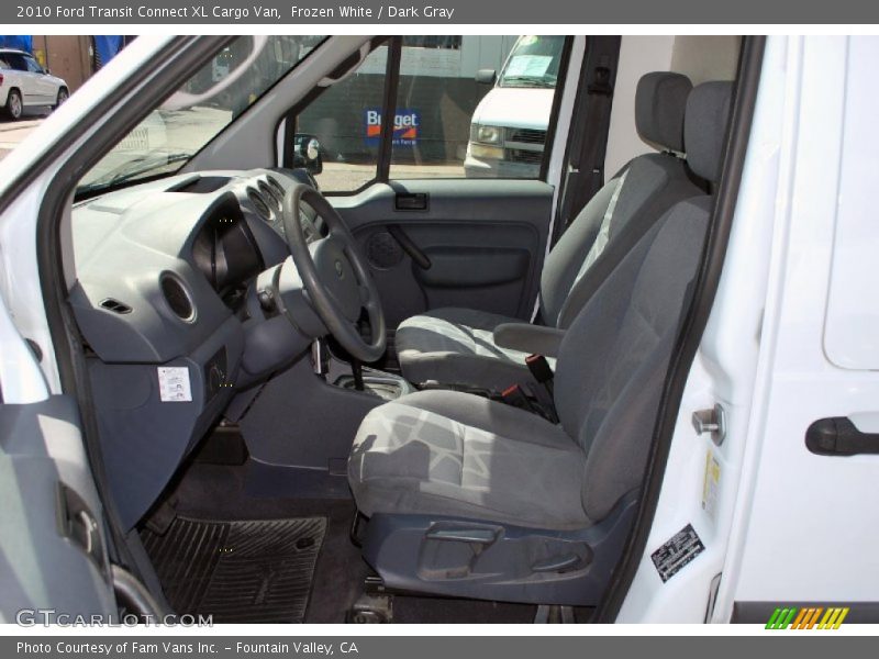 Frozen White / Dark Gray 2010 Ford Transit Connect XL Cargo Van