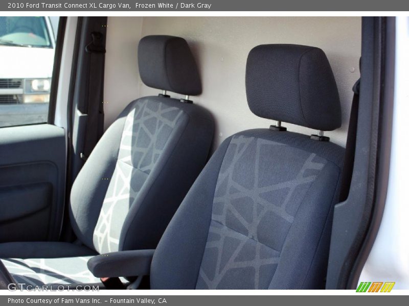 Frozen White / Dark Gray 2010 Ford Transit Connect XL Cargo Van