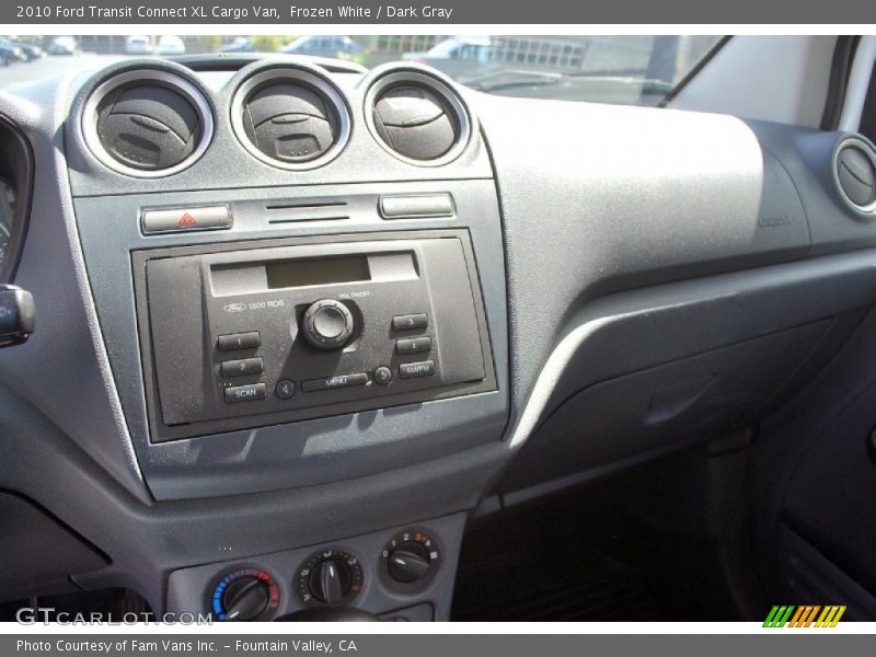 Frozen White / Dark Gray 2010 Ford Transit Connect XL Cargo Van