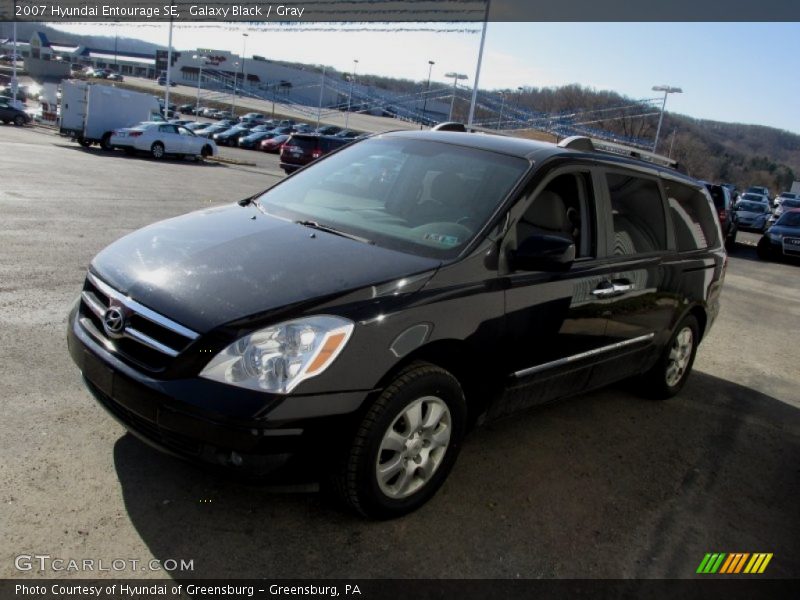 Galaxy Black / Gray 2007 Hyundai Entourage SE