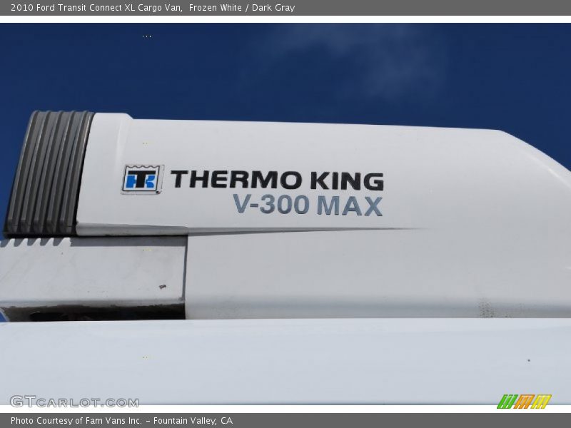 Frozen White / Dark Gray 2010 Ford Transit Connect XL Cargo Van