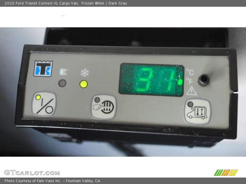 Frozen White / Dark Gray 2010 Ford Transit Connect XL Cargo Van