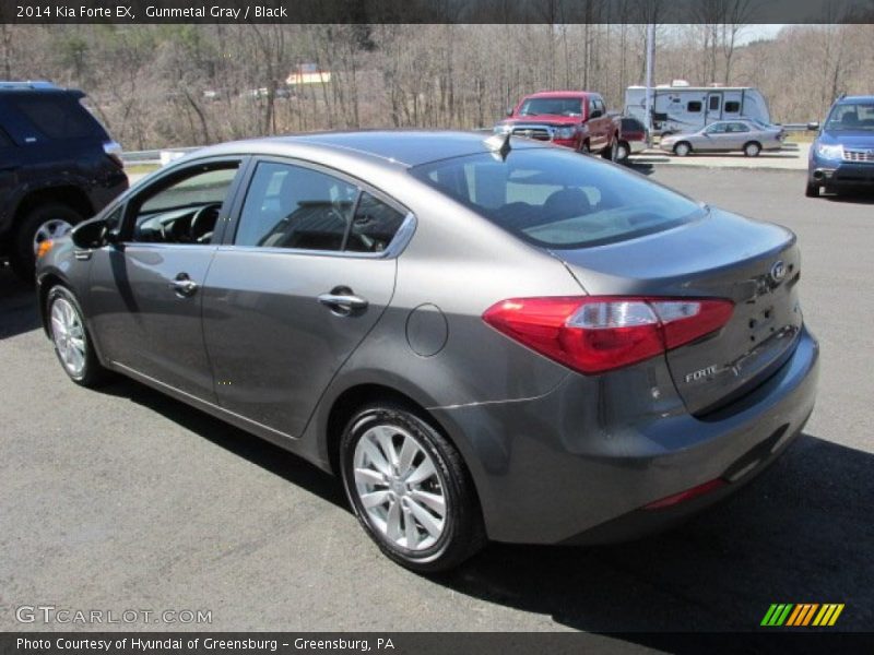 Gunmetal Gray / Black 2014 Kia Forte EX