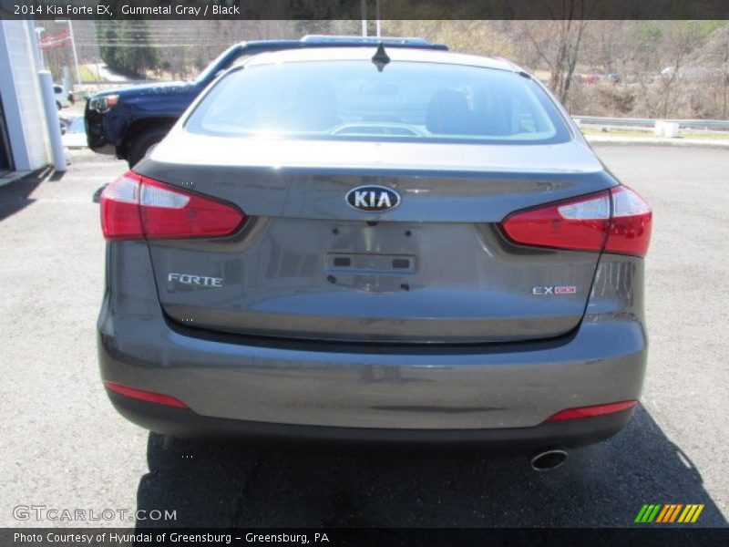 Gunmetal Gray / Black 2014 Kia Forte EX