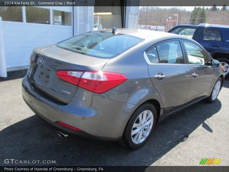 Gunmetal Gray / Black 2014 Kia Forte EX