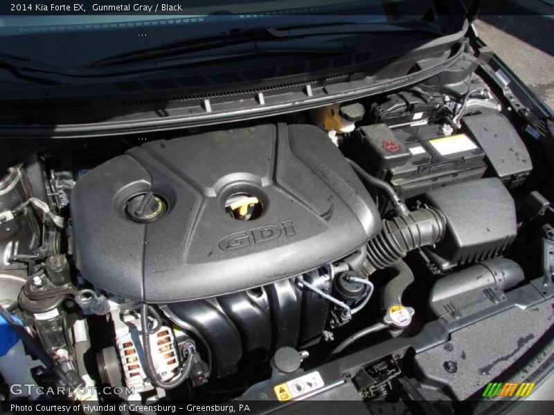 Gunmetal Gray / Black 2014 Kia Forte EX