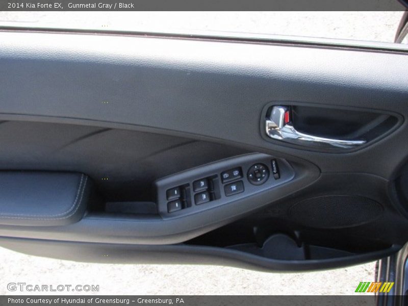 Gunmetal Gray / Black 2014 Kia Forte EX